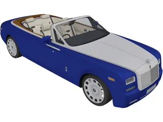 Rolls-Royce Phantom Drophead Coupe (2013) 3D Model preview