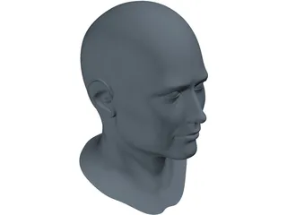 Human Face 3D Model preview