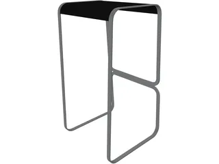 Bar Stool Continuum 3D Model preview