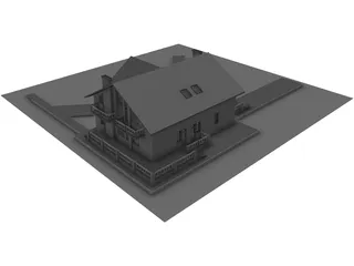 House in Noida 3D Model preview