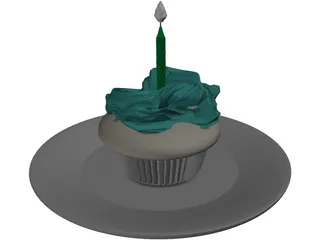 Cub Cake 3D Model preview