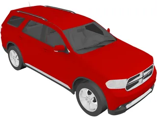 Dodge Durango (2012) 3D Model preview