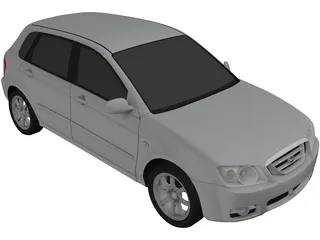 Kia Spectra (2007) 3D Model preview