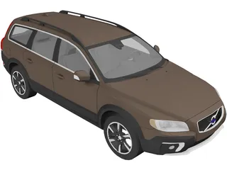 Volvo XC70 (2013) 3D Model preview