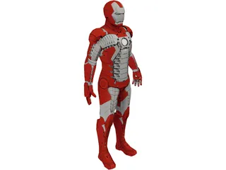 Iron Man Mark 5 3D Model preview