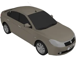 Renault Symbol (2010) 3D Model preview