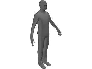 Generic Male 3D Model preview