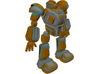 Robot Concept 3D Model preview