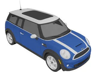 Mini Clubman (2008) 3D Model preview