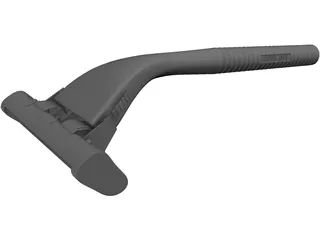 Razor Hand Shaver 3D Model preview
