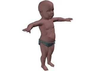 Baby 3D Model preview