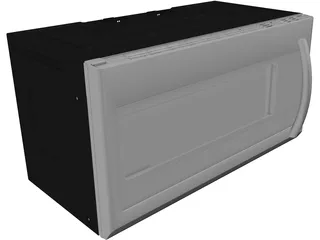Microwave Oven 3D Model preview