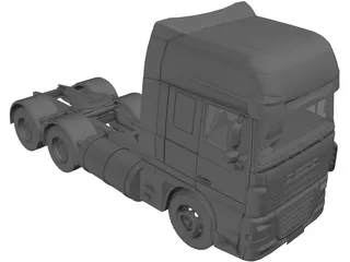 DAF Truck 3D Model preview