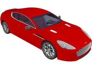 Aston Martin Rapide S (2013) 3D Model preview