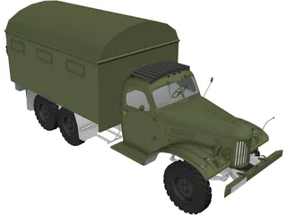 ZIL 157 3D Model preview