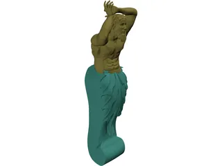 Atlas Statue 3D Model preview