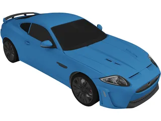 Jaguar XKR-S (2012) 3D Model preview