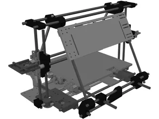 3D Printer 3D Model preview