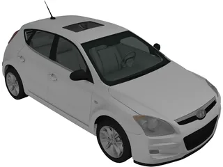 Hyundai i30 (2010) 3D Model preview