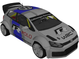 Volkswagen Polo WRC 3D Model preview
