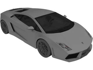 Lamborghini Gallardo LP560-4 3D Model preview