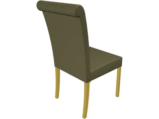 Dining Chair 3D Model preview