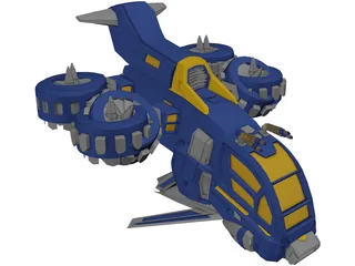 Airship 3D Model preview