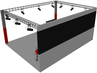Exhibition Stand Ersel 3D Model preview