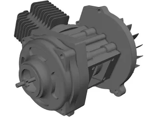 Zenoah G2D Engine 3D Model preview