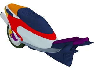 Base Scooter 3D Model preview