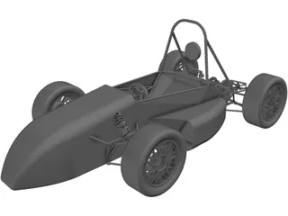 UTSA FSAE Car (2009) 3D Model preview