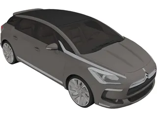 Citroen DS5 (2012) 3D Model preview