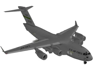 Boeing C-17 Globemaster III 3D Model preview