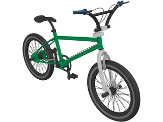 BMX Bike 3D Model preview
