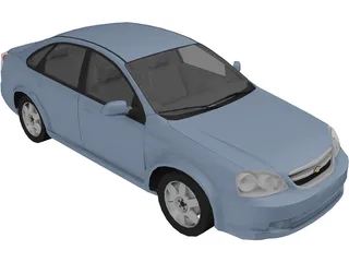 Chevrolet Lacetti 1.6 SX (2006) 3D Model preview