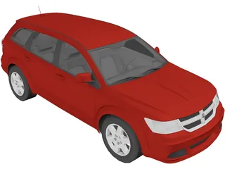 Dodge Journey (2008) 3D Model preview