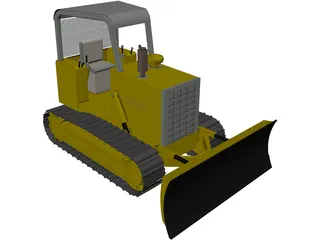 Bulldozer 3D Model preview
