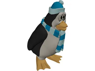 Penguin 3D Model preview