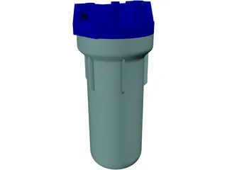 Water Filter 3D Model preview