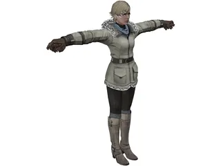 Sherry Birkin 3D Model preview