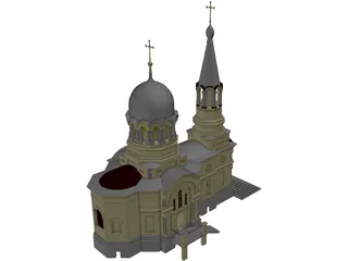 Church 3D Model preview