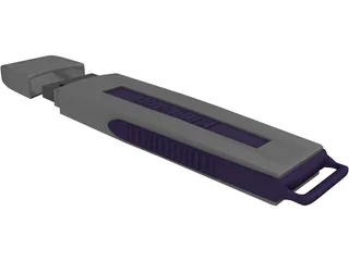 Kingston USB Flash Disk 3D Model preview