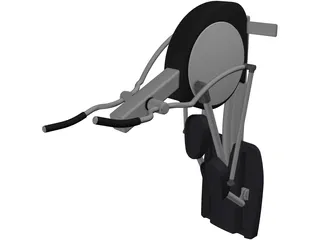 Crosstrainer Elliptical Machine 3D Model preview