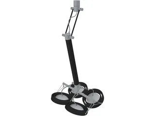 Designer Lamp 3D Model preview