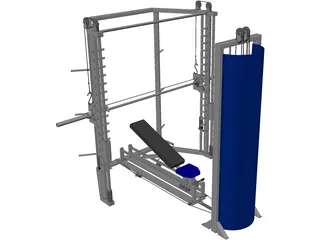 Smith Machine 3D Model preview
