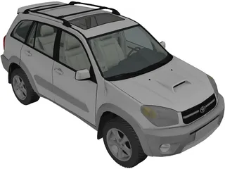 Toyota RAV4 5-door (2004) 3D Model preview