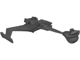 Ktinga Class Battle Cruiser 3D Model preview