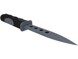 Folding Knife 3D Model preview