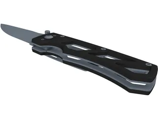 Tactical Knife 3D Model preview