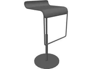 Modern Seat 3D Model preview